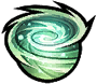 Controls the wind to levitate the target multiple times.