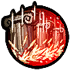 Summon an ancient pillar that pursues and attacks enemies with great force.