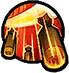 Attack after moving into the air (A drop, S small bomb, D large bomb)
