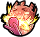 Drops slime at a designated location (control with arrow keys, attack D)