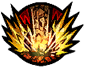 Rise into the air to move and attack and slam the ground (arrow keys, click D)