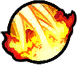 Knockback surrounding area, then fire missiles from the air to the ground (D combo)