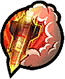 Creates a space to hold the target (possible while being hit)