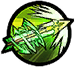 Fires an arrow that flies while spraying poison