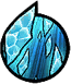 Drop ice to freeze