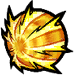 Moves quickly and blows away any target it hits.
