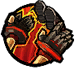 Attack that grabs the opponent, spins, and throws (D key throw)