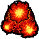 Fires fireballs at all enemy teams within range.