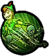 Fly with surrounding targets and then blow the target away (A- Ascension, D- Blow)