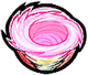 Spinning attack while moving with the arrow keys.