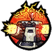 Create a giant turret and ride it to attack (A, S, D, D~ different attacks)