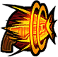 Attacks the target by firing 7 times in a row. (D consecutively after activation)