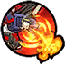 Transforms into a dragon (arrow keys, up A, down S, attack D, D~ attack)