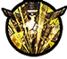 Shout at nearby enemies to make them run away or provoke them.