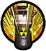 Drop a nuclear bomb on a designated location, creating a radioactive zone.