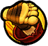 Kicks the opponent high after lifting them up