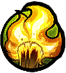 Take out a throwable torch