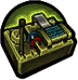 Place a bomb under your feet that explodes after 2 seconds