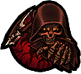 Summons a skeleton reaper and launches it high into the air to attack.