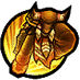 Quickly flies to the designated location and kicks to stun