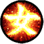 Grab the target and attack with a series of fire explosion attacks.