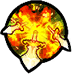 Summon a spear that splits into several smaller spears (D key detonation)