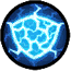 Surrounds the body with electricity, shocking attackers.