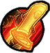 Kicks the target with the knee (Use the D key during skill)