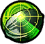 Install a radar that takes damage when using skills within its range.