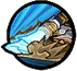 Attacks the target while sliding forward