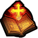 Sends a red cross in various directions