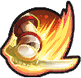 Rise into the air and strike the target repeatedly. (Usable while downed)