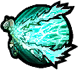 Attacks by moving quickly and leaving behind electricity wherever it passes.