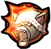 Attacks the target by shooting a gun while spraying wolf marks around.